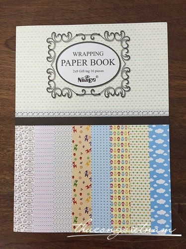 NJ-88-025 Sách scrapbook chấm bi
